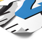 Poster Graphique de croissance de la police (Coin)