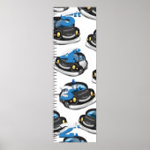 Poster Graphique de croissance de la police (Devant)