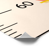 Poster Graphique de croissance de la profession Centimètr (Coin)