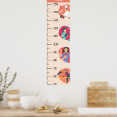 Poster Graphique de croissance de la profession Centimètr (Cuisine)