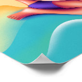 Poster Graphique de croissance de l'activité de plage (Coin)