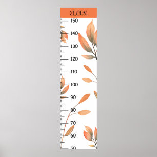 Poster Graphique de croissance de l'automne