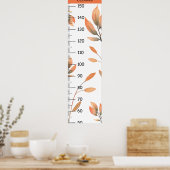 Poster Graphique de croissance de l'automne (Cuisine)