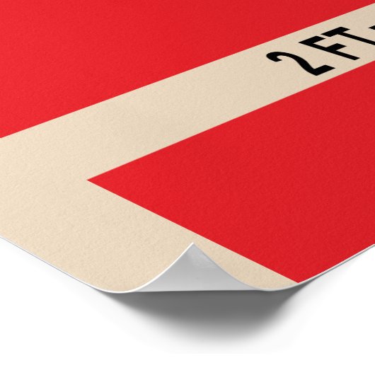 Poster Graphique de croissance de l'échelle du pompier (Coin)