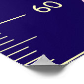 Poster Graphique de croissance de l'espace (Coin)