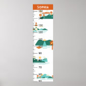 Poster Graphique de croissance de référence plat (Devant)