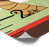 Poster Graphique de croissance des animaux de la jungle G (Coin)