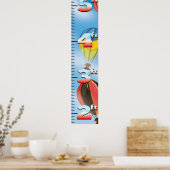 Poster Graphique de croissance des ballons à air chaud (Cuisine)