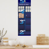 Poster Graphique de croissance des boîtes de police brita (Cuisine)