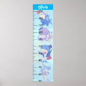 Poster Graphique de croissance des dauphins mignons pour  (Devant)