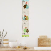 Poster Graphique de croissance des éléphants africains tr (Cuisine)