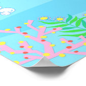 Poster Graphique de croissance des enfants - En mer (Coin)
