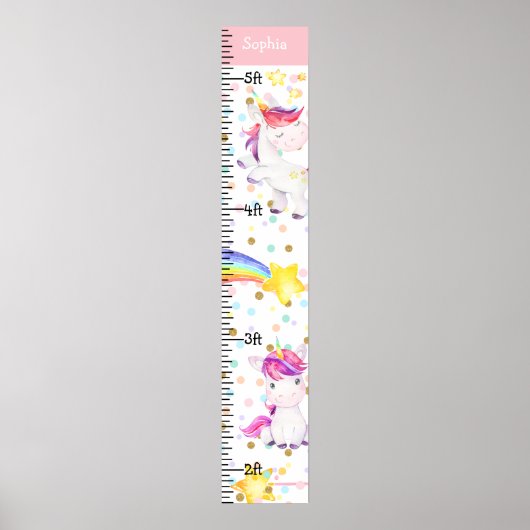 Poster Graphique de croissance des filles arc-en-ciel de (Devant)