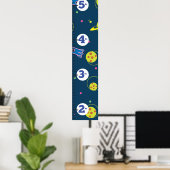 Poster Graphique de croissance des fusées. (Bureau à domicile)