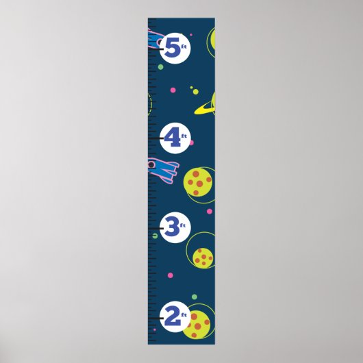 Poster Graphique de croissance des fusées. (Devant)