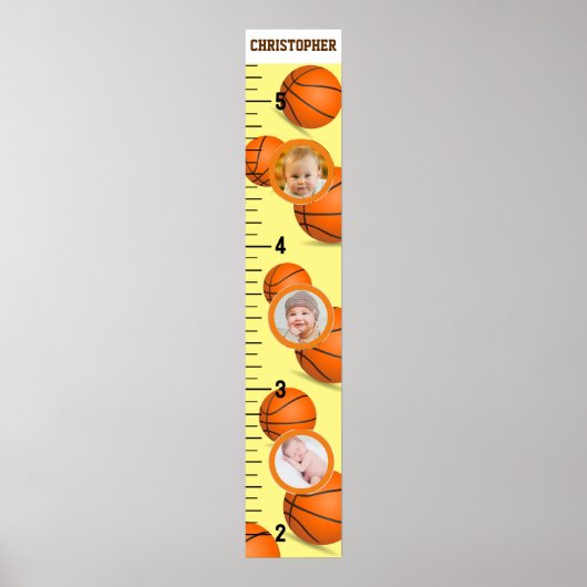 Poster Graphique de croissance des Modèles photo de Baket (Devant)