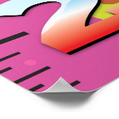 Poster Graphique de croissance des roquettes. (Coin)