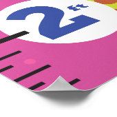 Poster Graphique de croissance des roquettes. (Coin)