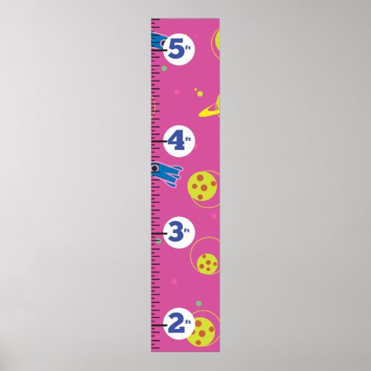 Poster Graphique de croissance des roquettes. (Devant)