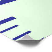 Poster Graphique de croissance des tulipes et marguerites (Coin)