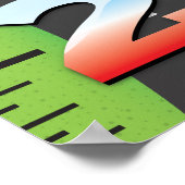 Poster Graphique de croissance du Grand Prix. (Coin)