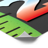 Poster Graphique de croissance du Grand Prix. (Coin)