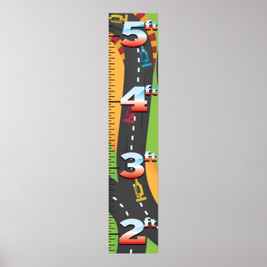 Poster Graphique de croissance du Grand Prix. (Devant)