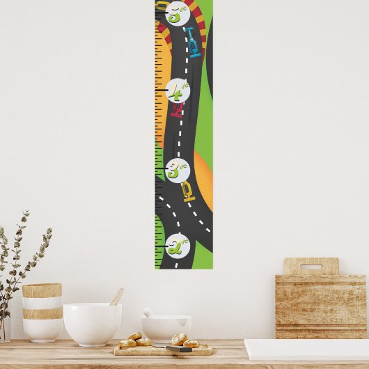 Poster Graphique de croissance du Grand Prix. (Cuisine)