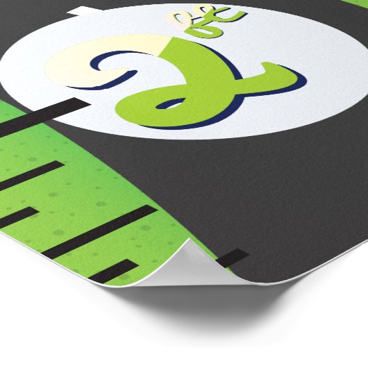 Poster Graphique de croissance du Grand Prix. (Coin)