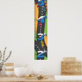 Poster Graphique de croissance du Grand Prix. (Cuisine)