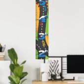 Poster Graphique de croissance du Grand Prix. (Bureau à domicile)