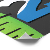 Poster Graphique de croissance du Grand Prix. (Coin)