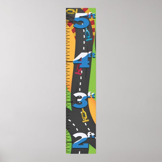 Poster Graphique de croissance du Grand Prix. (Devant)