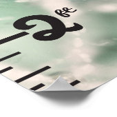 Poster Graphique de croissance du lancement de fusées (Coin)