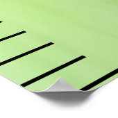 Poster Graphique de croissance du mur de la pépinière per (Coin)