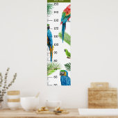 Poster Graphique de croissance du perroquet (Cuisine)