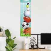 Poster Graphique de croissance du sport (Bureau à domicile)