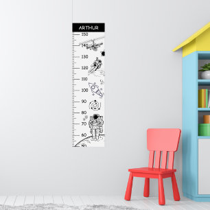 Poster Graphique de croissance du thème comique de l'astr