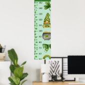 Poster Graphique de croissance du thème Saint Patrick (Bureau à domicile)