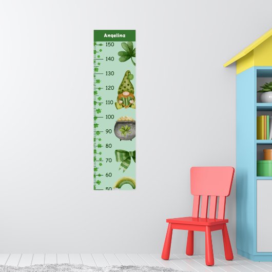 Poster Graphique de croissance du thème Saint Patrick (Pépinière 1)