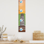 Poster Graphique de croissance ferroviaire (Cuisine)