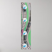 Poster Graphique de croissance ferroviaire (Devant)