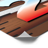 Poster Graphique de croissance ferroviaire (Coin)