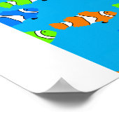 Poster Graphique de croissance Garçons Fils Poisson clown (Coin)