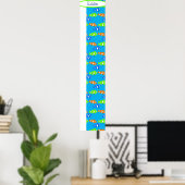 Poster Graphique de croissance Garçons Fils Poisson clown (Bureau à domicile)