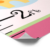 Poster Graphique de croissance Lollipop-Jungle/Animaux pe (Coin)