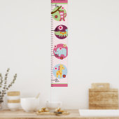 Poster Graphique de croissance Lollipop-Jungle/Animaux pe (Cuisine)