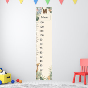 Poster Graphique de croissance M Monogramme personnalisé 