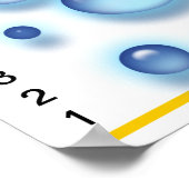 Poster Graphique de croissance - Monter avec les bulles (Coin)