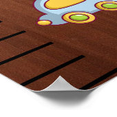 Poster , Graphique de croissance murale de pépinière pers (Coin)